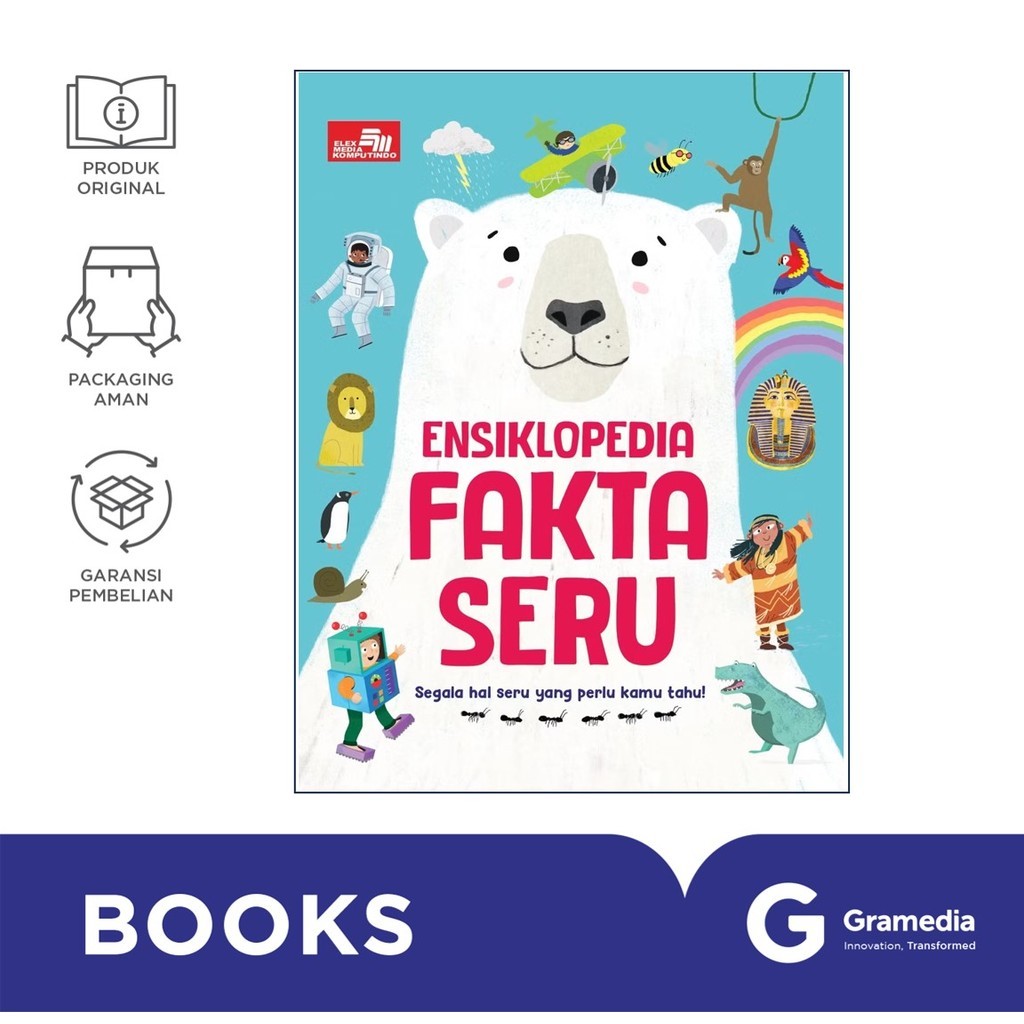 Gramedia Surabaya - Ensiklopedia Fakta Seru ( Miles Kelly )