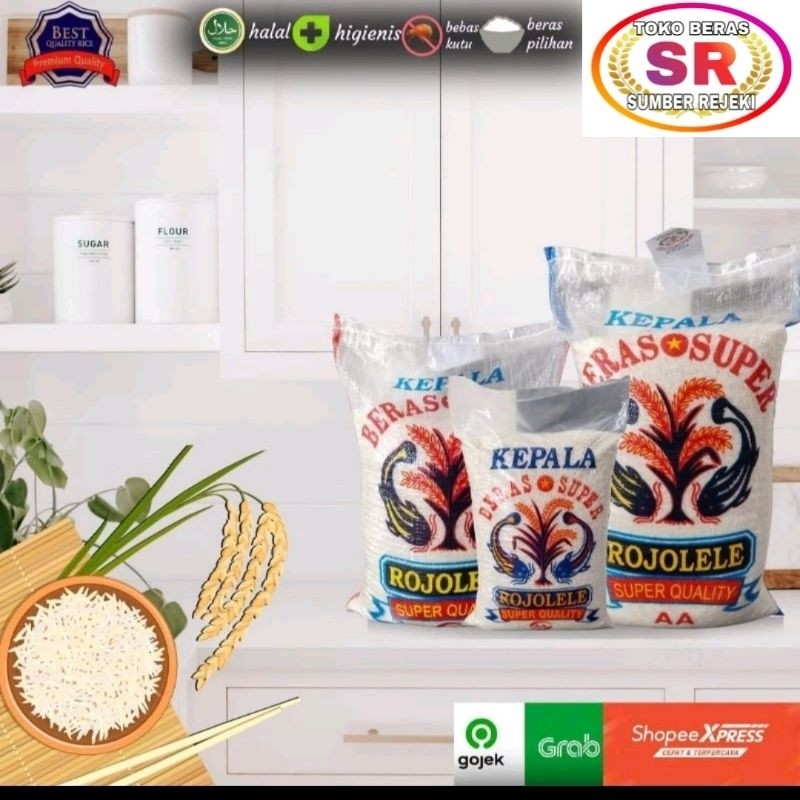 

Beras ROJOLELE SUPER Quality , 5 kg, 10 kg, 20 kg, 25 kg ( KARGO)