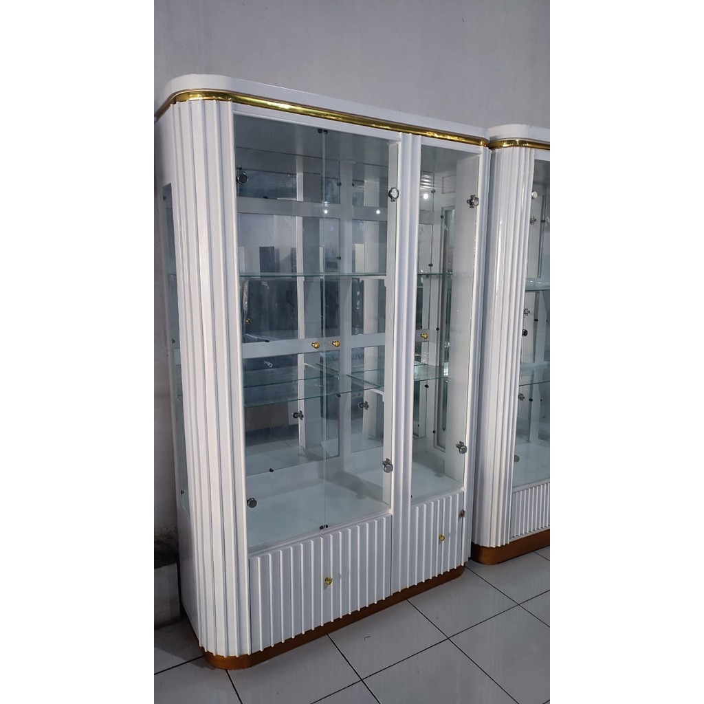 Bufet Kristal Lemari Pajangan Kristal Bufet Hias Kristal BUFET KRISTAL MINIMALIS TERBARU