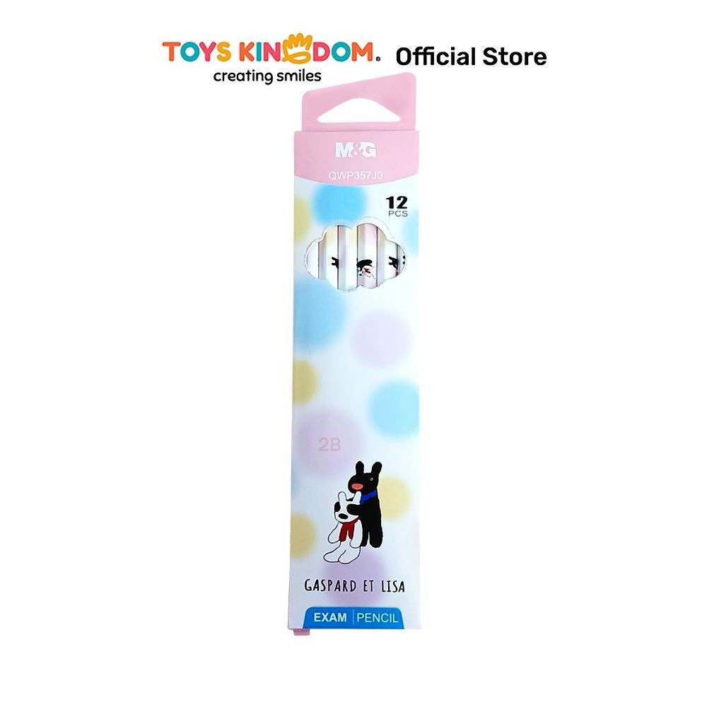 

Toys Kingdom M&G Set 12 Pcs Pensil Kayu 2B - Mix Pencil Alat Tulis Perlengkapan Kantor Dan Sekolah