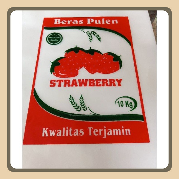 

Plastik beras strawberry 10 kg(100 pcs)