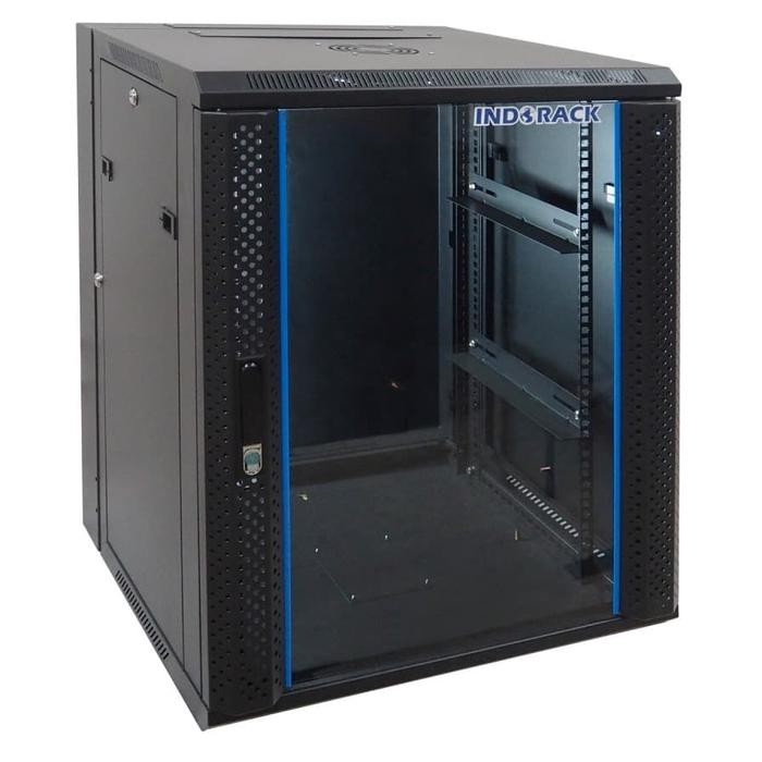 INDORACK WALLMOUNT RACK 19" 15U DEPTH 550MM DOUE DOOR / RACKMOUNT
