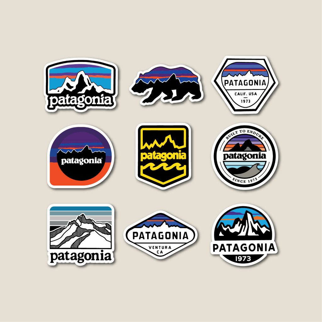 

Sticker Pack Patagonia | Sticker Tumbler | Stiker Laptop Koper Helm