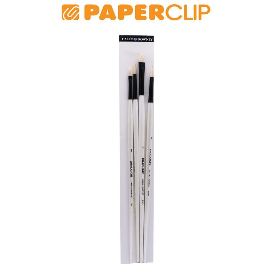 

KUAS LUKIS / BRUSH GRADUATE DALER ROWNEY BRISTLE LH SET 4 212541002