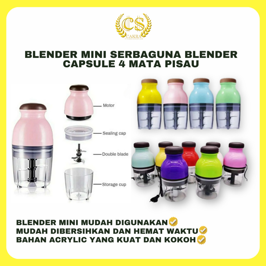 CSJ Blender Portable mini Kapsul cutter Quatre/BLENDER KAPSUL SERBAGUNA