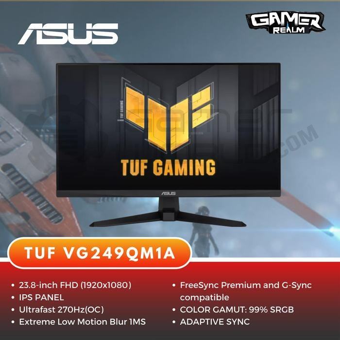 Asus TUF VG249QM1A 23.8" 270Hz IPS 1ms 99% sRGB G-Sync Gaming Monitor