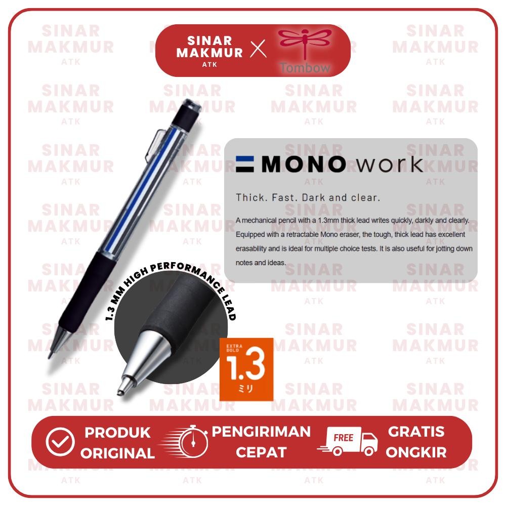 

Mechanical Pencil/Pensil Mekanik 1.3 mm Mono Work Tombow DPB-151 (Pcs)