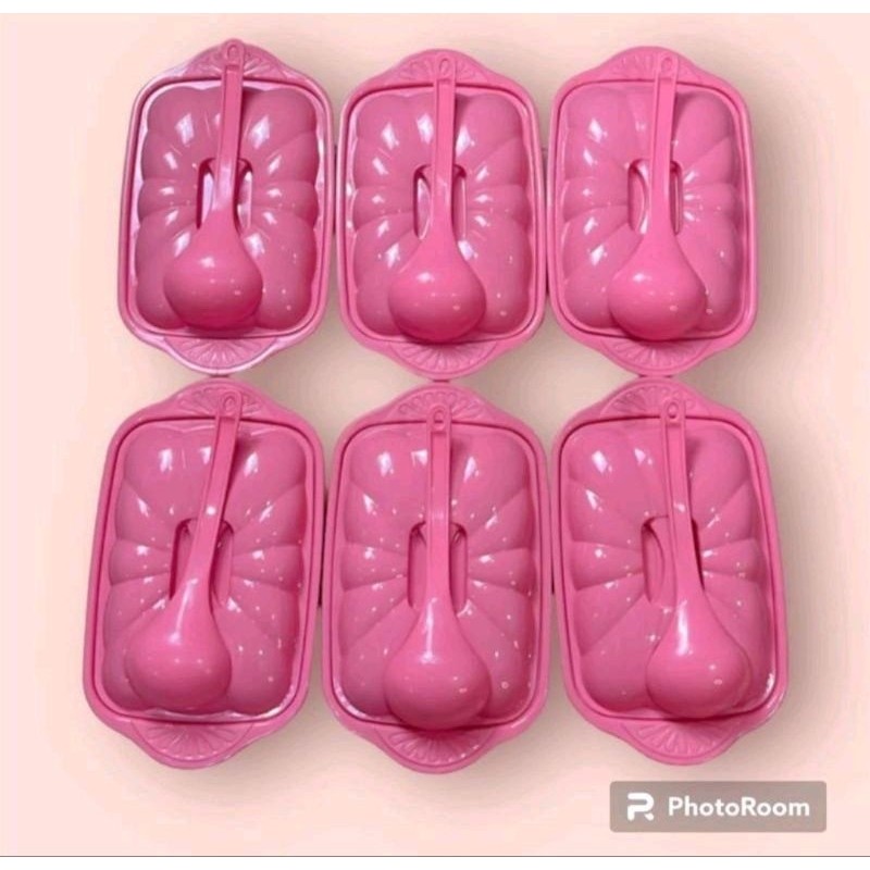 PRASMANAN SEGI SET 12 PCS  ( 6 PRASMANAN + 6 CENTONG )