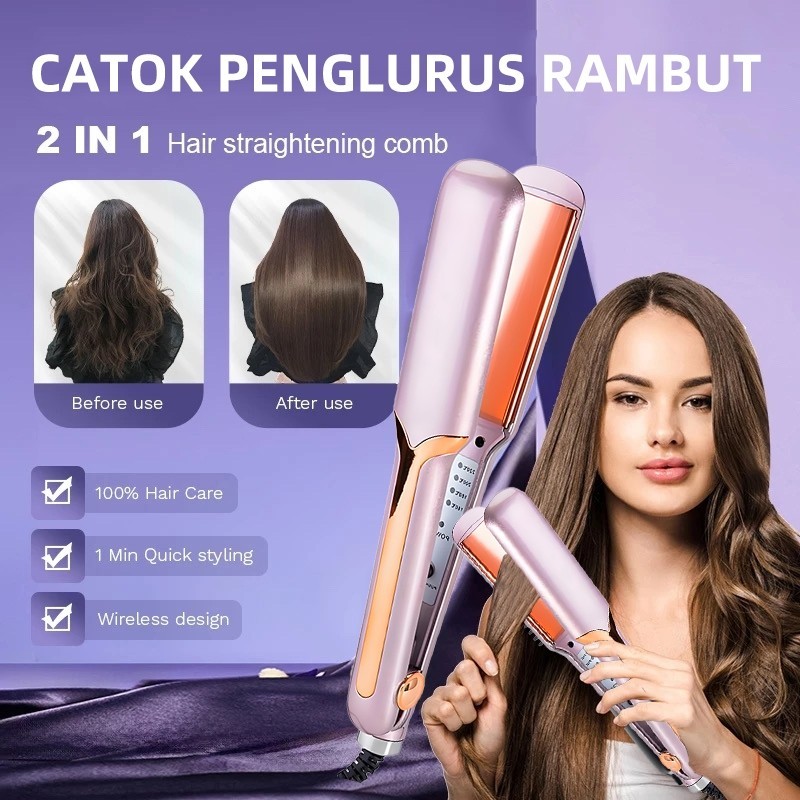 Catokan rambut  Catokan Pengeriting Rambut Jagung  Hair Styler  Pengeriting Rambut  Pelurus Rambut L