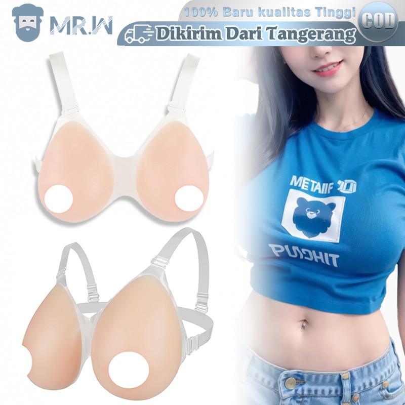 Payudara Palsu Silikon Lembut Realistis Payudara Untuk Crossdresser