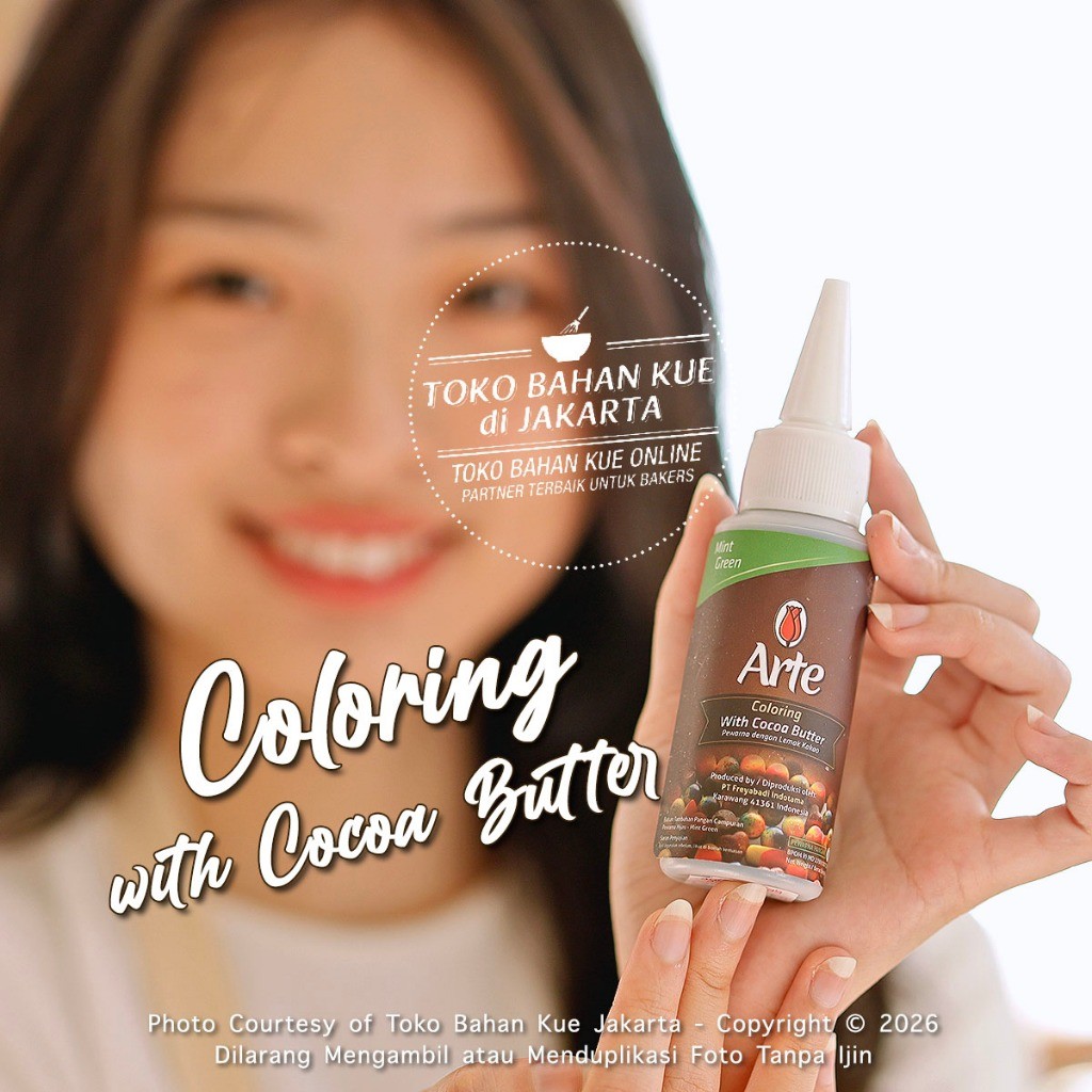 

Tulip ARTE MINT GREEN Chocolate Coloring Cocoa Butter Pewarna HIJAU