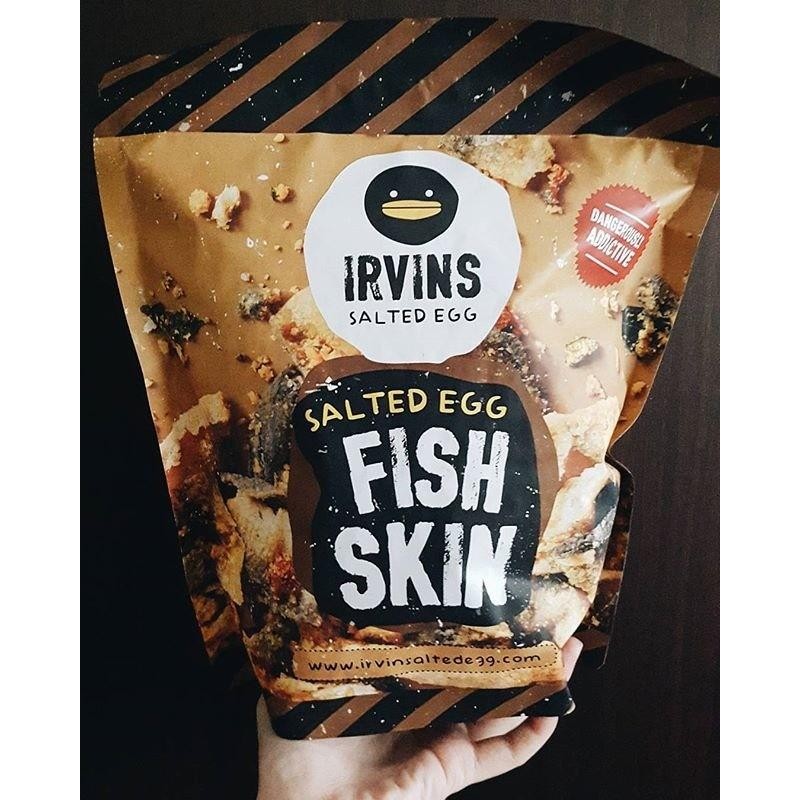 

READY STOCK! IRVINS Salted Egg Fish Skin 230 Gram (Singapore)