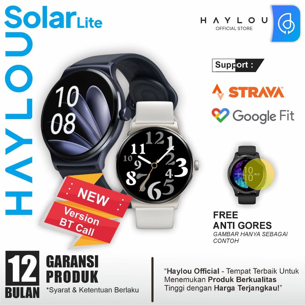HAYLOU Solar Lite Smart Watch IP68 Sp02 1.38" Display