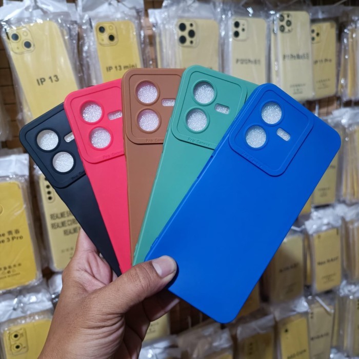 Softcase Pro Camera Vivo Y22  / Y22S Casing Pelindung Hanphonen Vivo