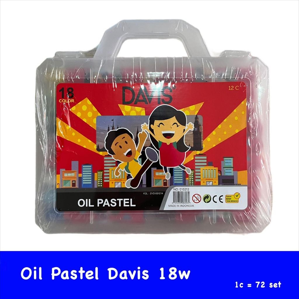

[C] Crayon Isi 18 Warna Davis (18w)
