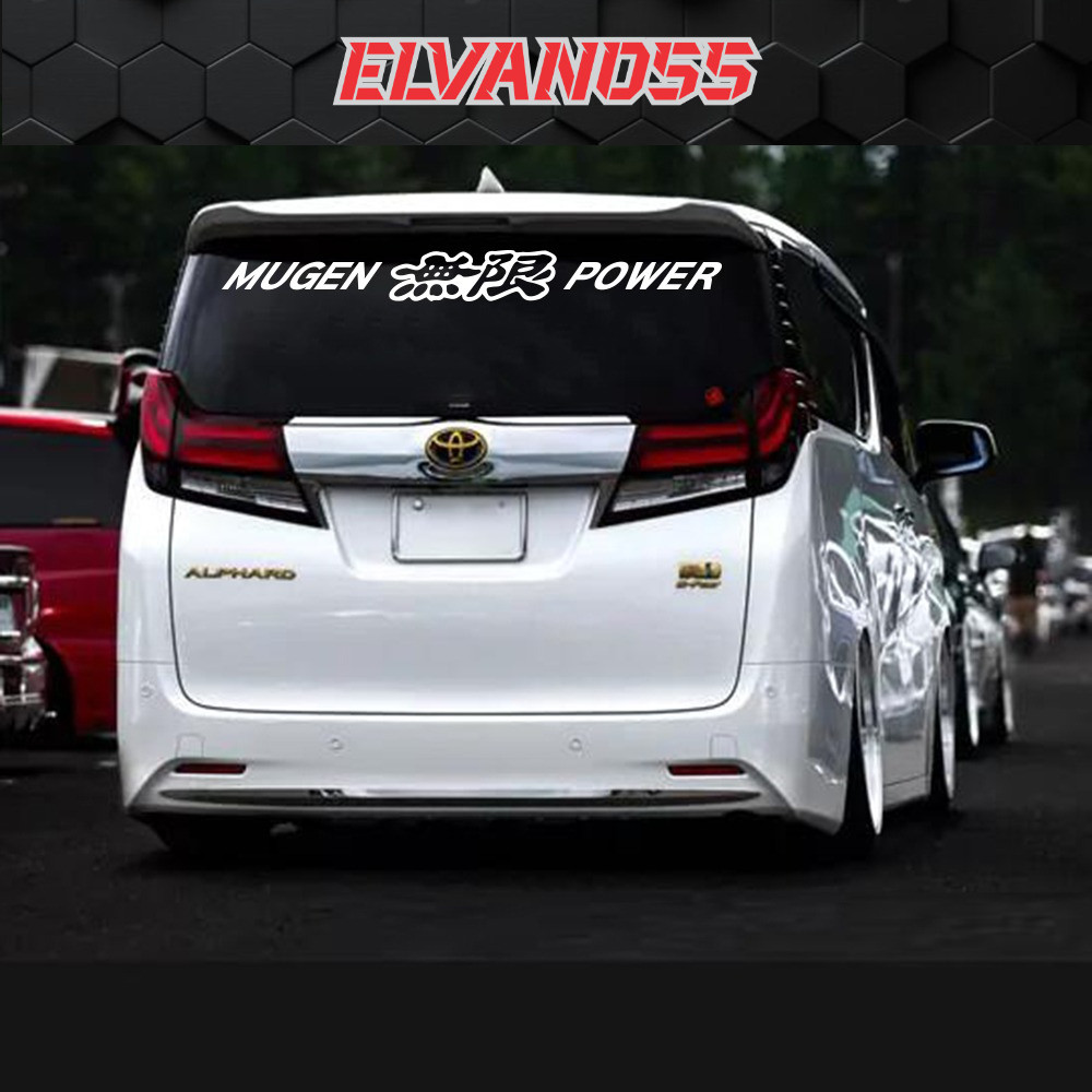 Stiker  Kaca Depan Mobil Custom Winshield Sticker Japan Mugen Power Banner Car Sticker Decal  for 4x