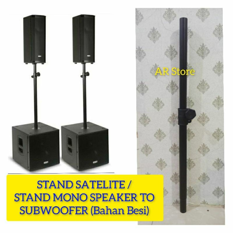 STAND SATELITE BESI TEBAL/ Stand Speaker Mono Speaker Subwoofer / Tiang Box Speaker