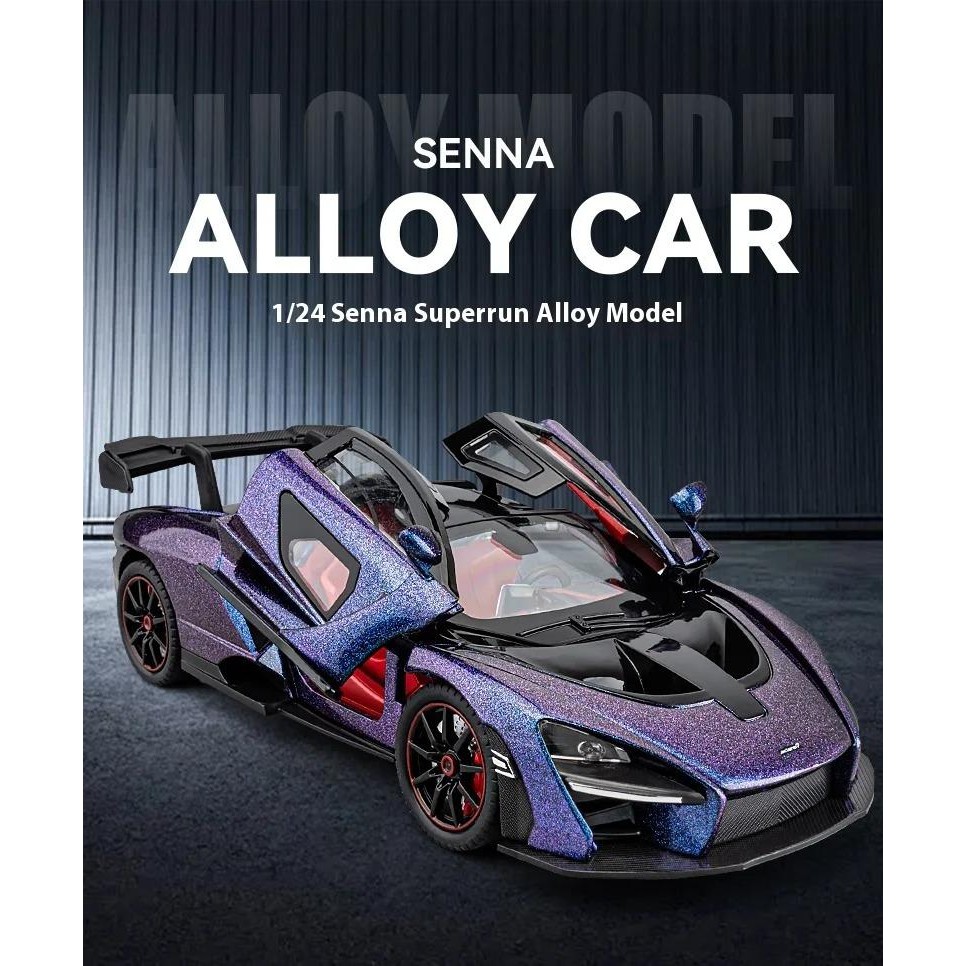 Miniatur Mobil Diecast Skala 1:24 Mclaren Senna