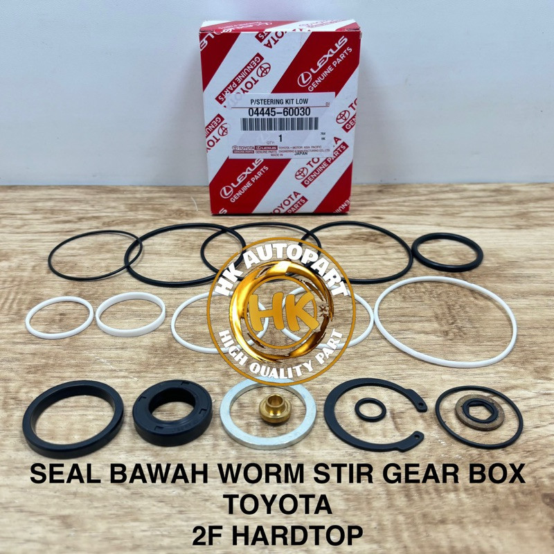 SEAL POWER STEERING KIT BAWAH HARDTOP HARTOP 2F SIL GEARBOX GEAR BOK BOX SEAL WORM WOREM BOREM STIR 