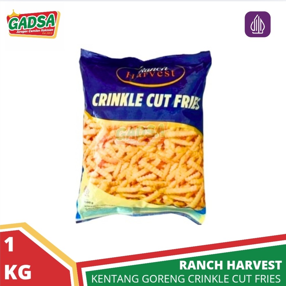 

Kentang Crinkle Harvest Ranch 1 kg Kentang Goreng Crinkle