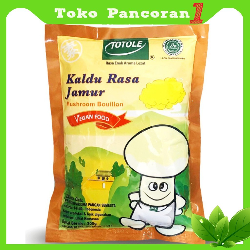 

TOTOLE 400Gr/Kaldu Jamur Perisa/Jamur Mushroom Powder /Vegan Food/ Penyedap Makanan