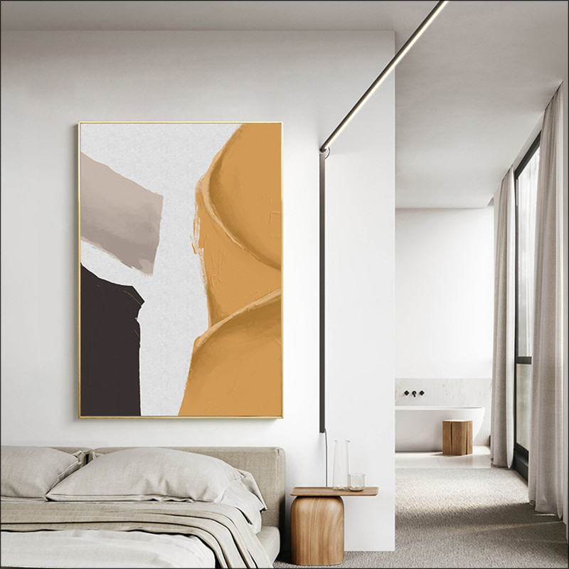 

Abstract Painting, Geometric Graphic Poster, Personalized Fashion Decorative Painting, Line Aesthetic Background Wall Print Hang