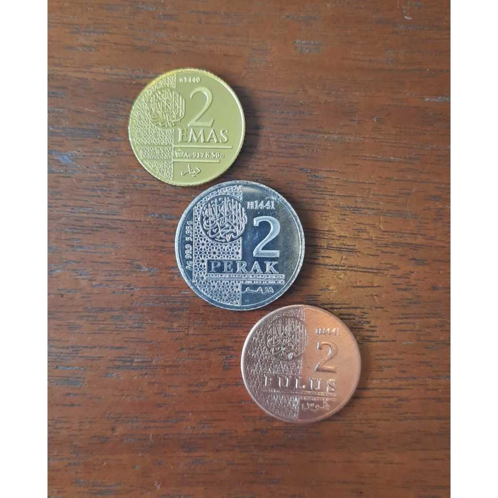 Logam Mulia Emas 2 Dinar Wakala Tanjungpura, Emas 22 Karat, 8,5 Gram, Investasi Emas, Perhiasan Emas