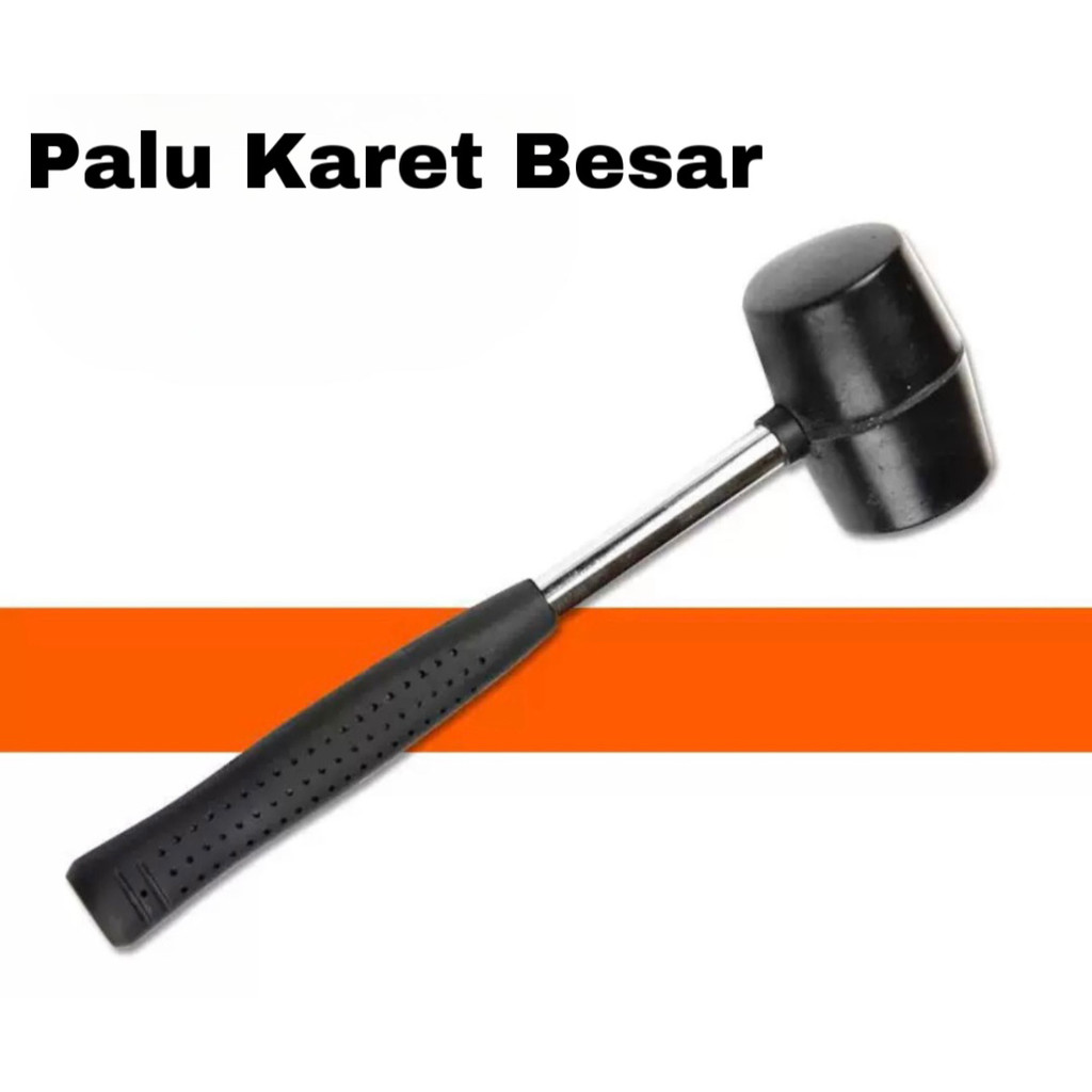 Palu Karet Besar Serbaguna Gagang Besi -Barang Murah