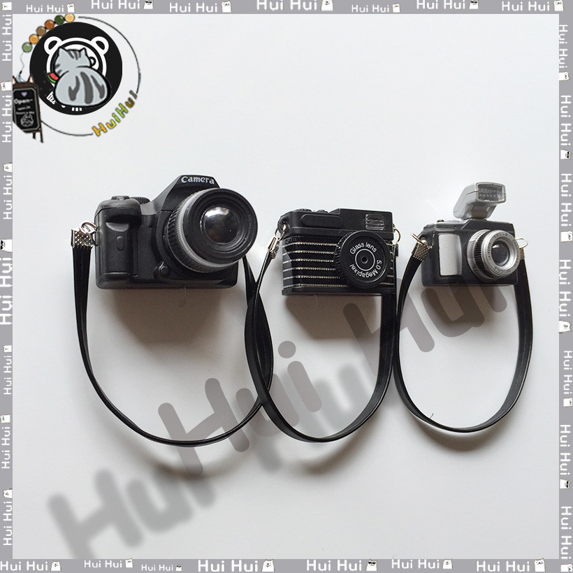 

New Mini Cute Simulation Retro Camera Light-Up Fridge Magnets 3d Stylish Unique Creative Instagram Magnetic Stickers