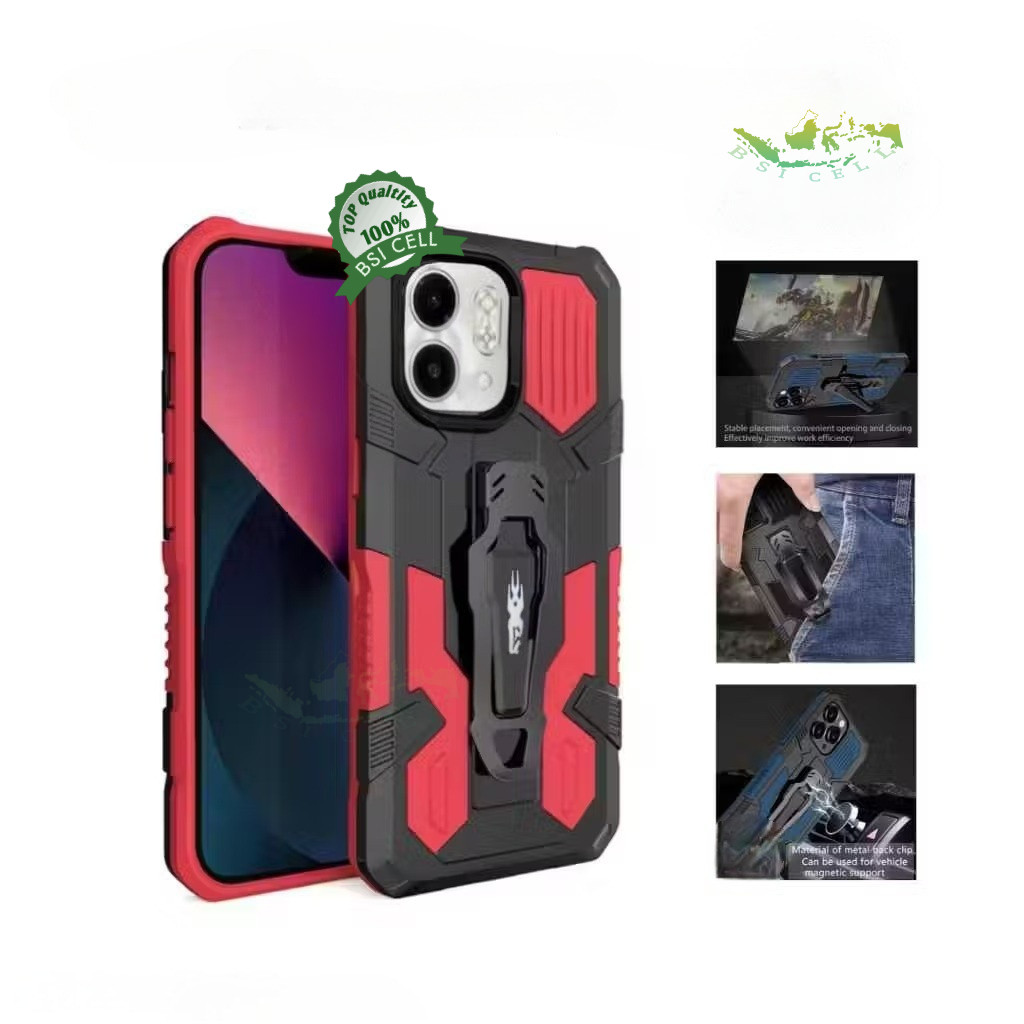 CASE INFINIX SMART 9 9HD X6532-X6532C CASING STANDING BACK KLIP HARD CASE HP ROBOT NEW COVER