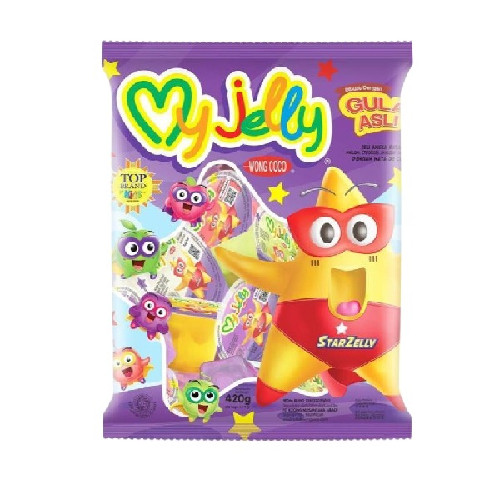 

Agar Agar Wong Coco My Jelly isi 30 Cup X14gr