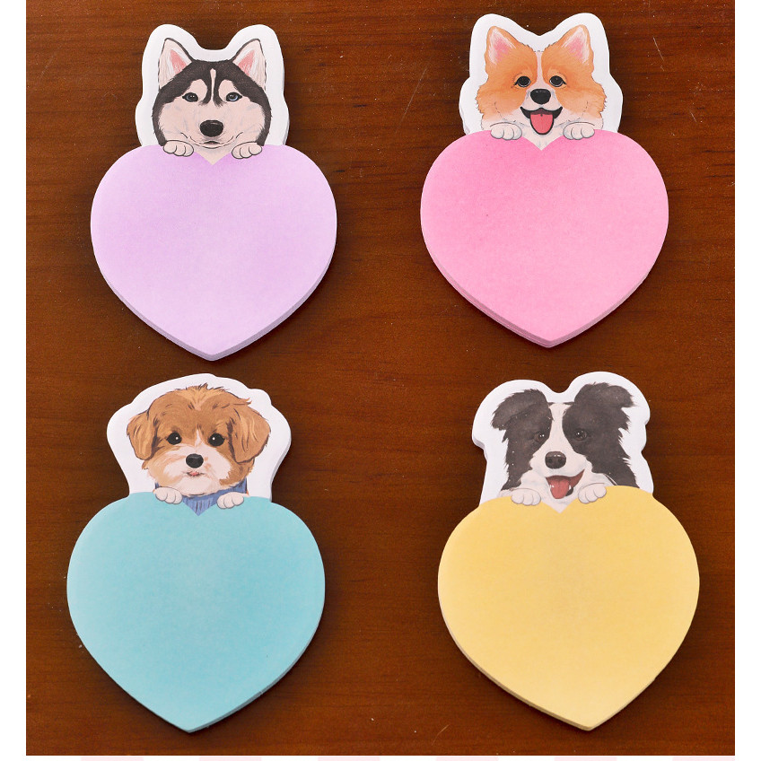 

30sheets Cute Dog Post Cartoon Sticky N Times Sticky S ool Stationery Small Gifts Memo Puppy Decorative Sticky Notes Paper