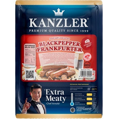 

Kanzler Black Pepper Frank 300 Gr