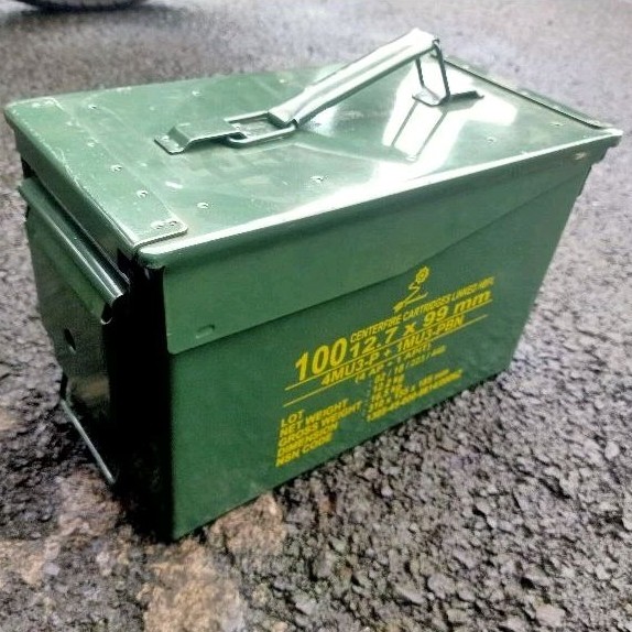 BOX PINDAD BESI JATAH Box Kotak Besi Multifungsi/Serbaguna Bekas Peluru Pindat Serbaguna Hijau