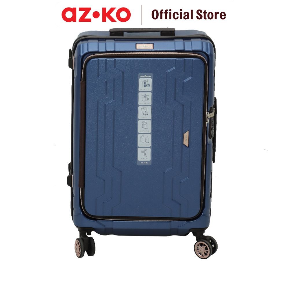 AZKO Legend Walker Whale Koper Pc & Abs Tsa Lock Luggage Koper Bagasi Tas Jalan-Jalan Travel Bag Tas