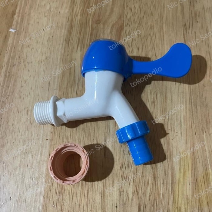 Kran keran air pvc engkol taman jempol murah SKT 1/2" inch kran air