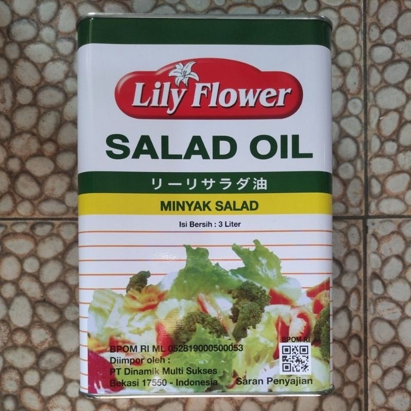 

LILY FLOWER SALAD OIL MINYAK SALAD 3L