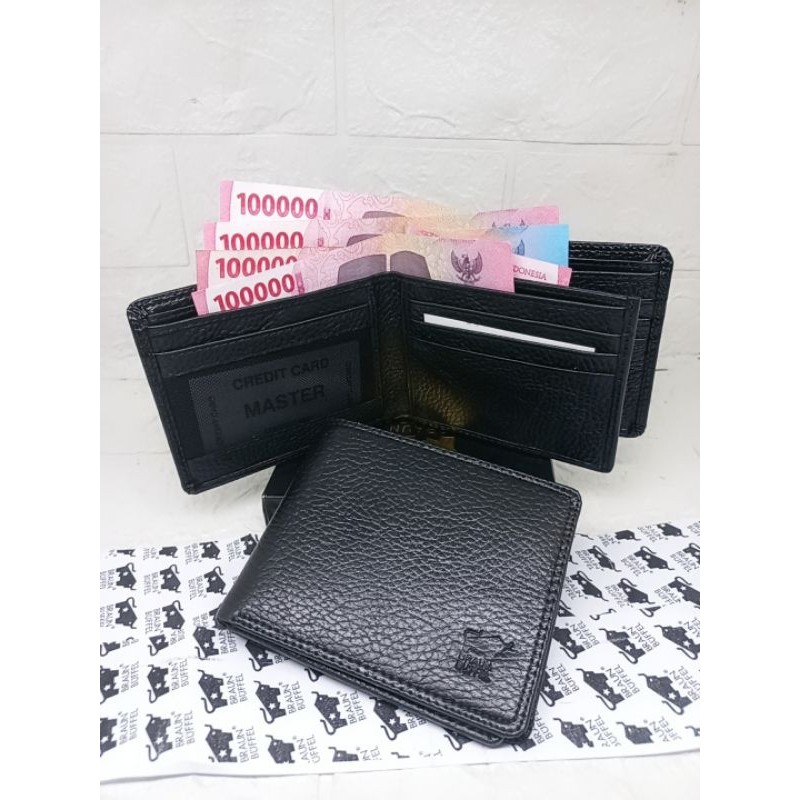 Dompet Kulit 3 Dimensi Dompet Kulit Asli Dompet Pria 3 Dimensi Lipat Pendek TERLARIS