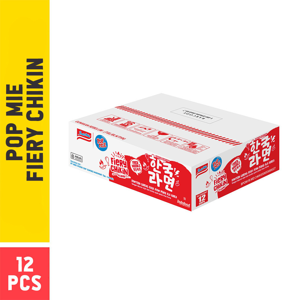 

(Fania Grosir)- Popmie Korean Fiery Chickin 74 Gr 1 Dus