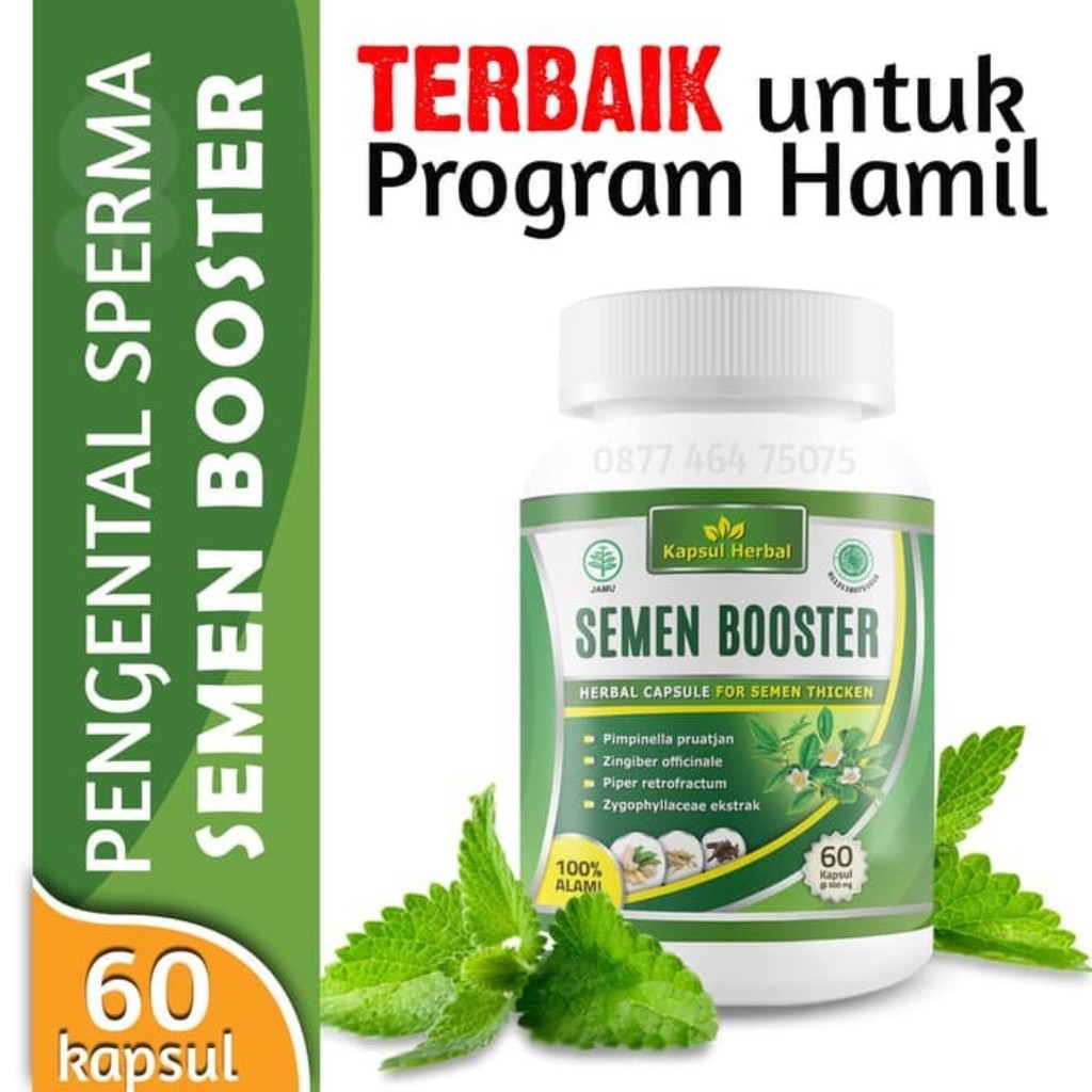 Semen Booster - Obat Herbal Penyubur dan Pengental Sperma Pria Asli