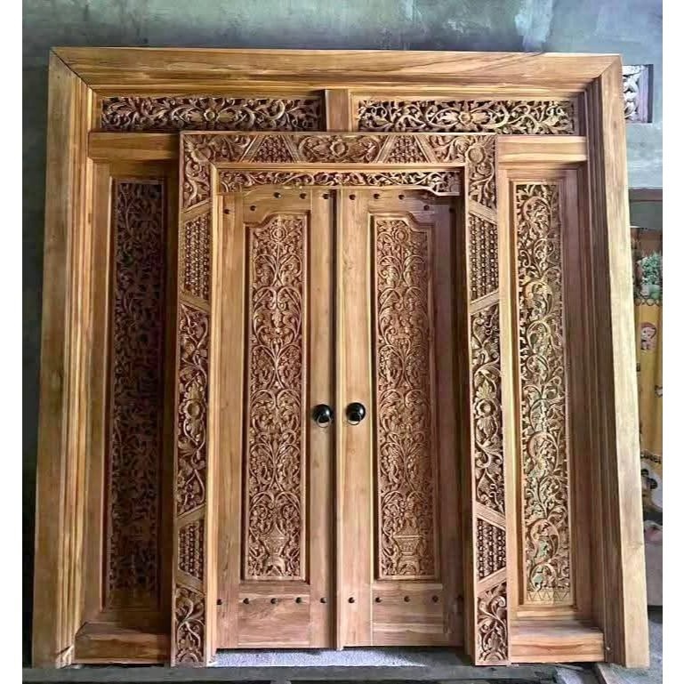 Pintu Jati Minimalis Model Terbaru | Gebyok Minimalis | Pintu Gebyok Jati Jepara