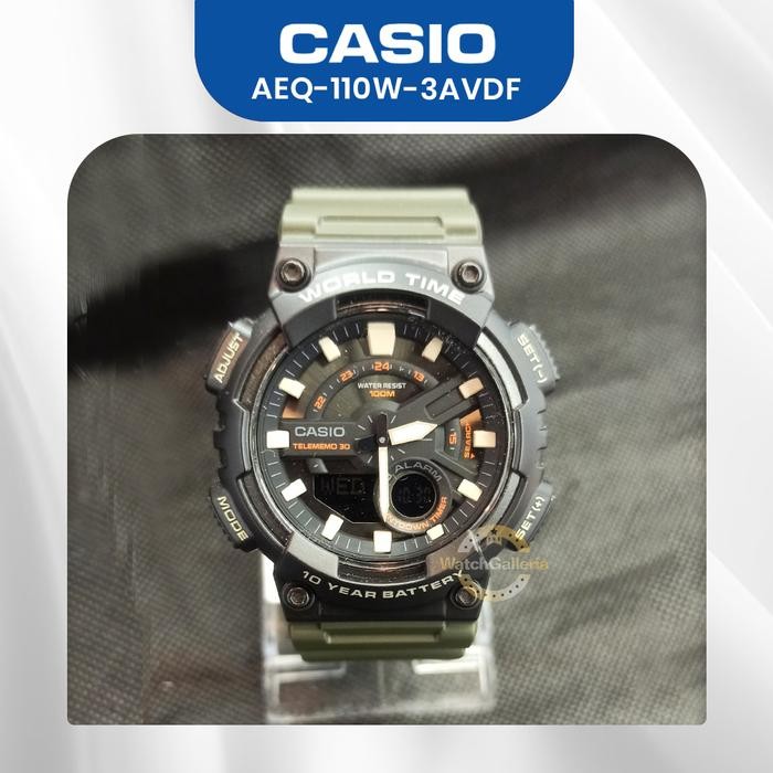 Casio GENERAL AEQ-110W-3AVDF / AEQ 110W 3AVDF / AEQ110W ORIGINAL