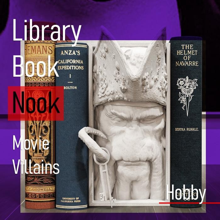 

Book Nook 3D MOVIE VILLAINS Pembatas Buku Bookend Bookshelf End Shelf DIY Insert Pajangan Pirates of Caribbean Davy Jones Grinch It Pennywise
