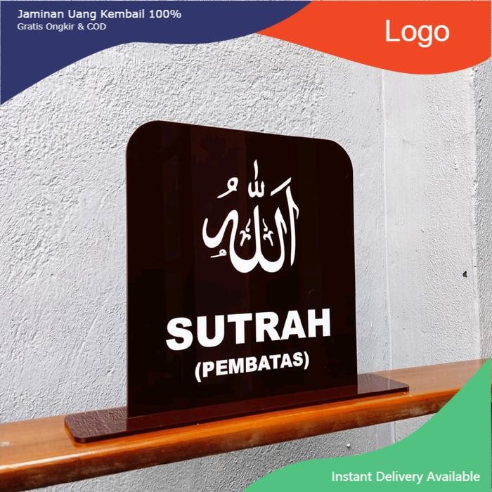 Sign Sutrah - Tanda Sutrah -Tanda Pembatas WA7