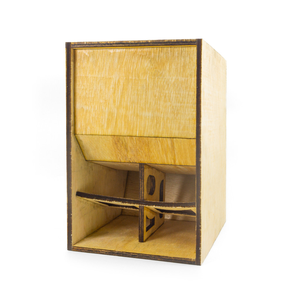 Box Speaker Subwoofer Turbo Box Miniatur Sound System 4inch Triplek 5mm Laser Cutting