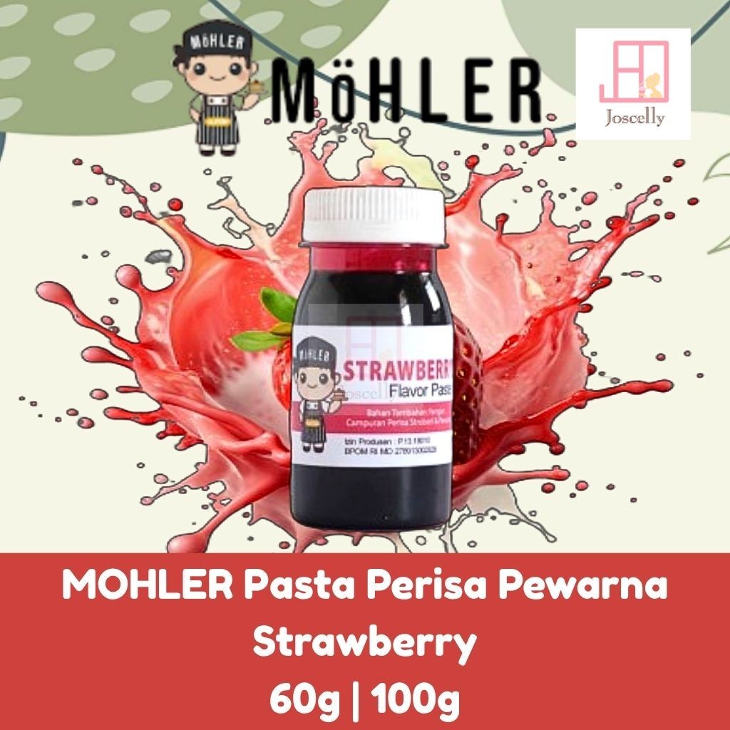 

JOSCELLY.ID MOHLER Pasta Perisa Pewarna Strawberry