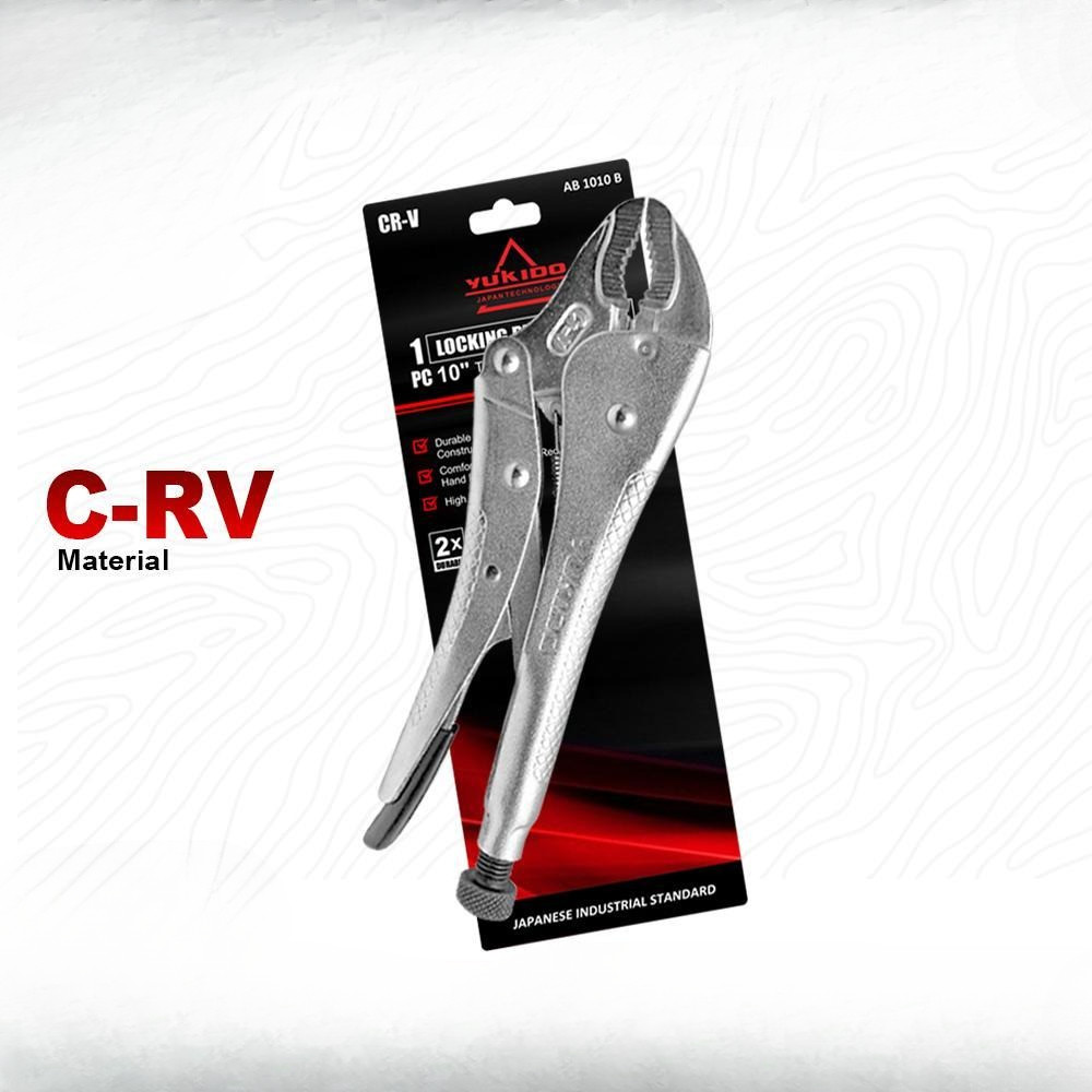 YUKIDO Tang Buaya 10 inch Oval Alat Jepit Serbaguna - Tools Profesional