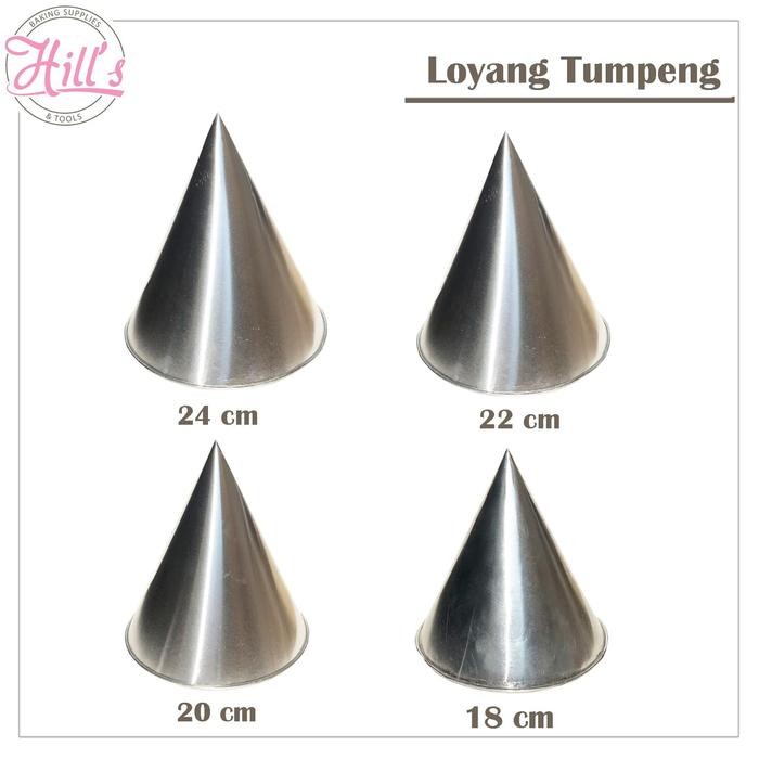 ATMA Loyang tumpeng / cetakan tumpeng aluminium - 18 cm