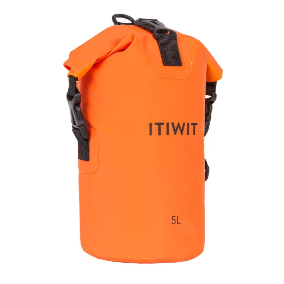 

ITIWIT Waterproof Dry Bag 5L - Tas Duffel 5L Anti Air Untuk Kayak Stand Up Paddle (SUP) - Orange / Kuning