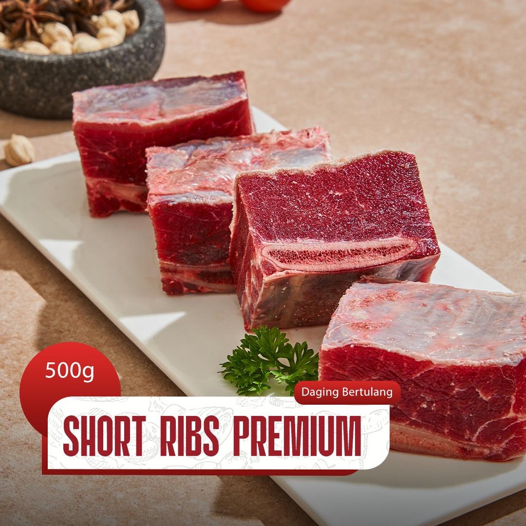

Daging Iga Sapi Premium Short Ribs Premium Frozen Food Halal 500gr - Daily Beef Jakarta Barat